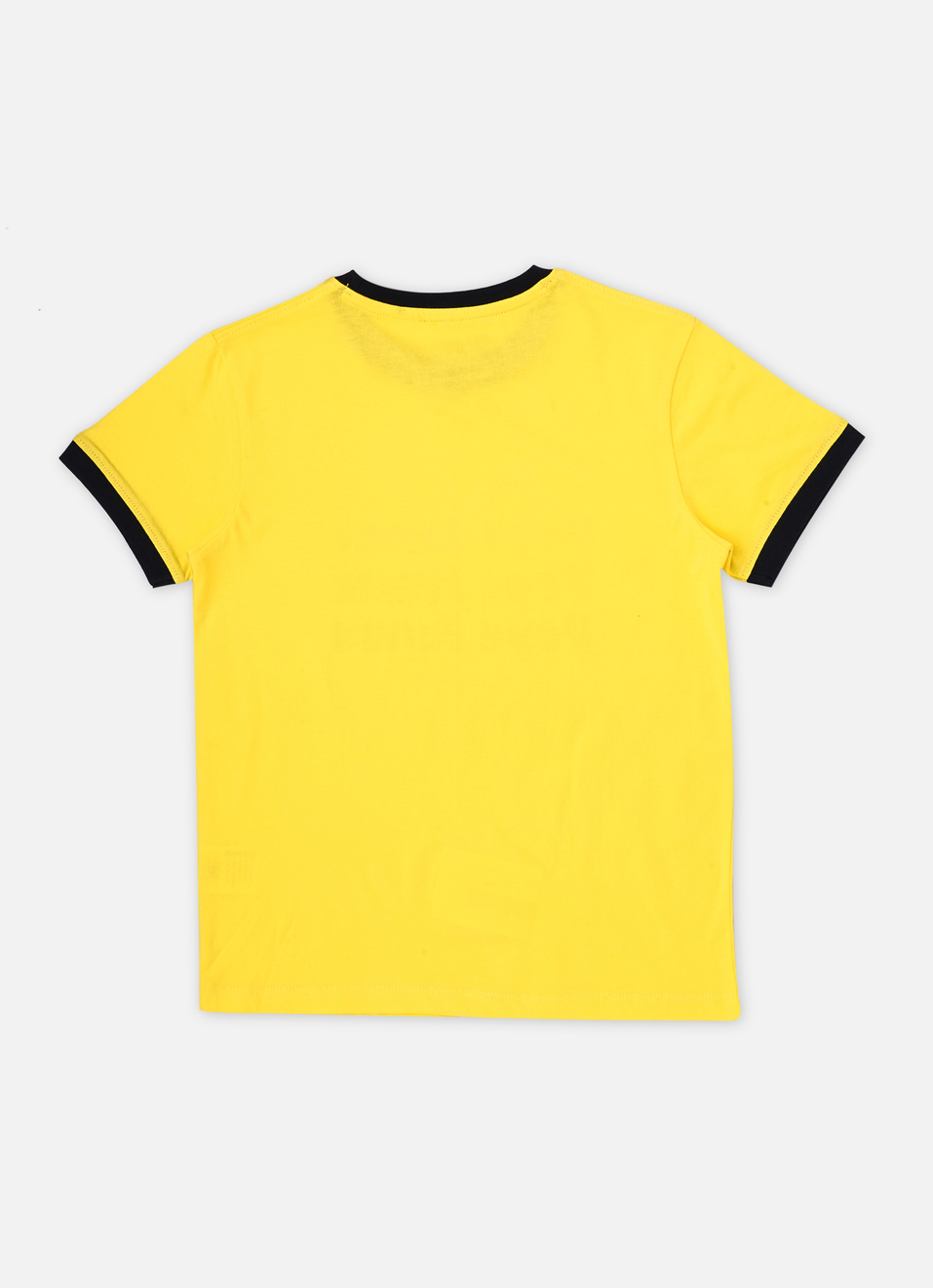 Boys Yellow Printed Short Sleeve T-shirt, , large image number 1