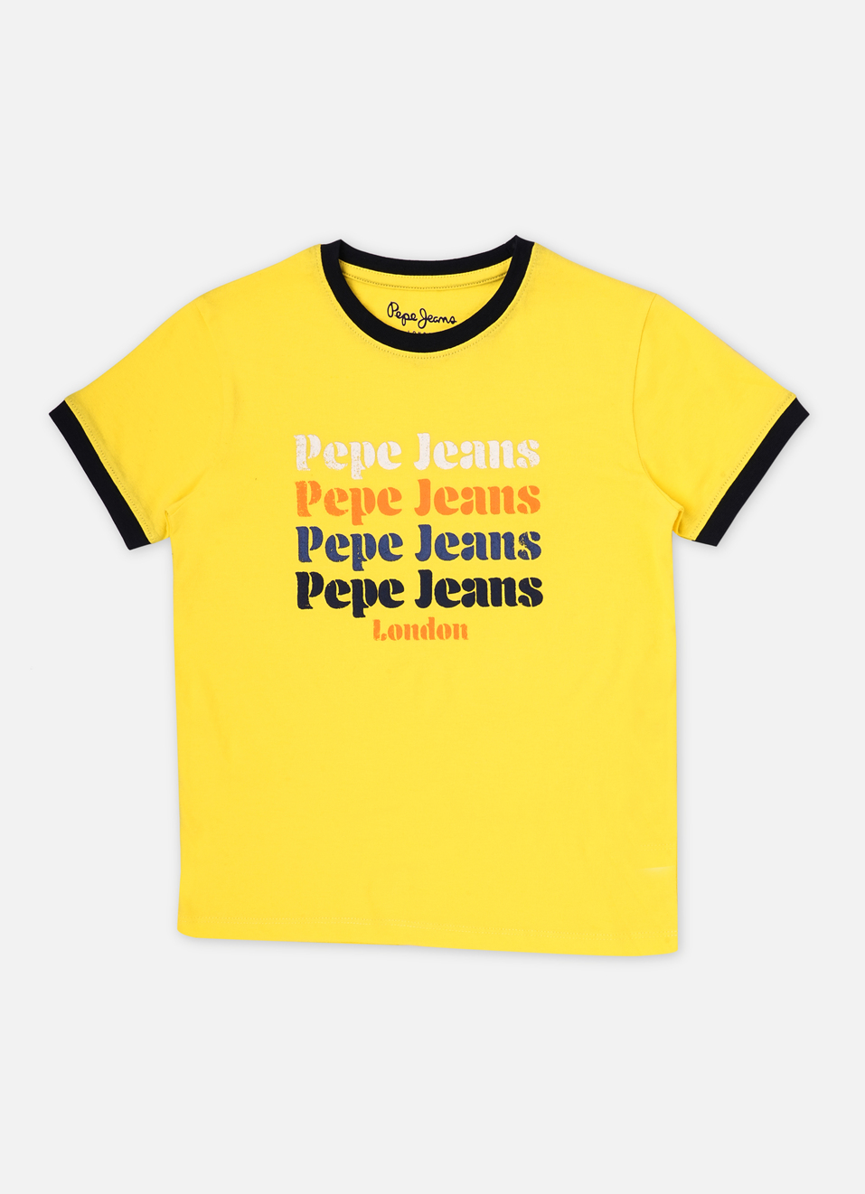Boys Yellow Printed Short Sleeve T-shirt, , large image number 0