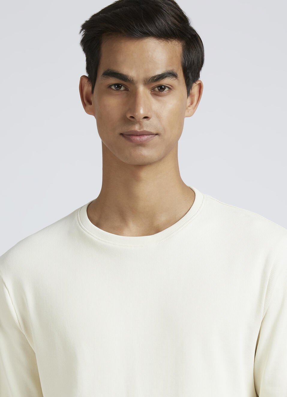 White Solid Full Sleeves T-shirt, , large image number 4