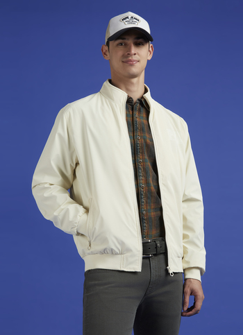 White Lightweight Full Sleeve Jacket