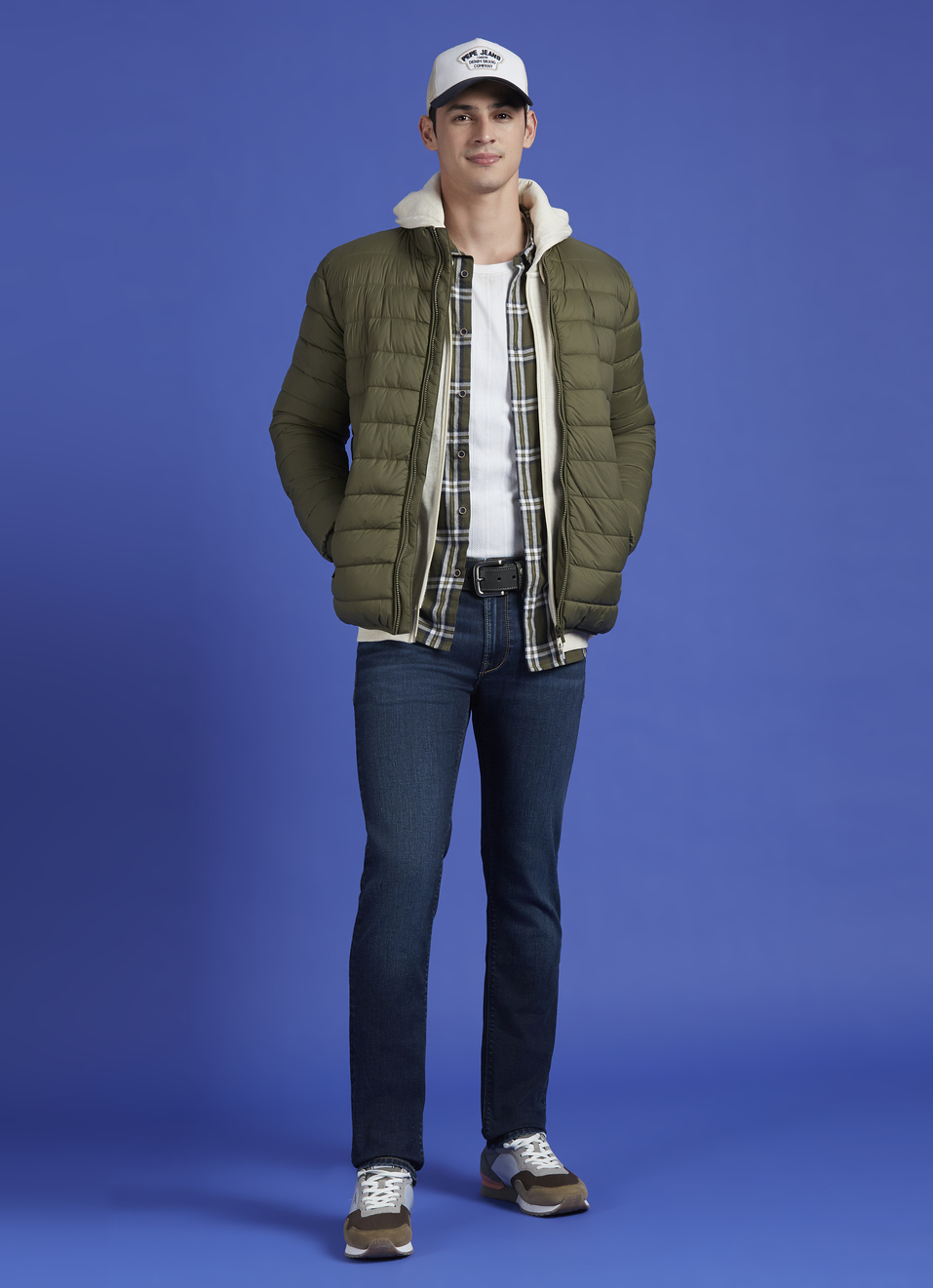 Green Hgh Neck Full Sleeve Bomber Jacket, , large image number 5