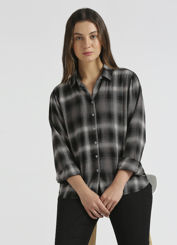 Black Check Full Sleeve Shirt