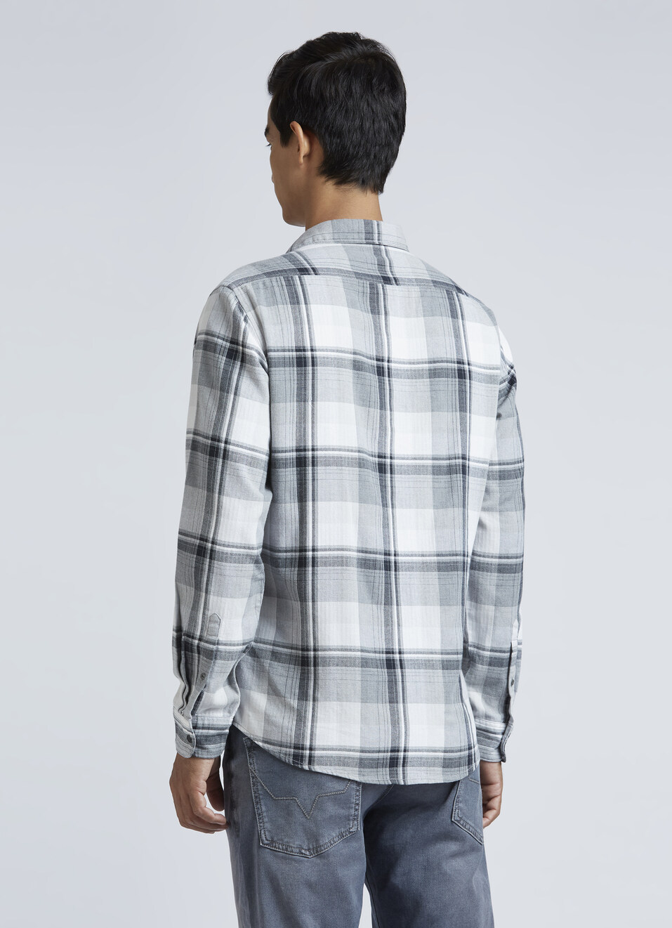 Grey Checks Full Sleeve Shirt, , large image number 2