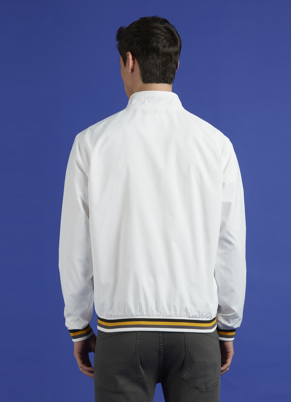 White Lightweight Full Sleeve Jacket, , large image number 2