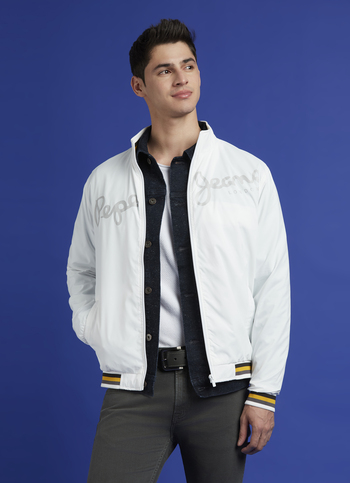 White Lightweight Full Sleeve Jacket