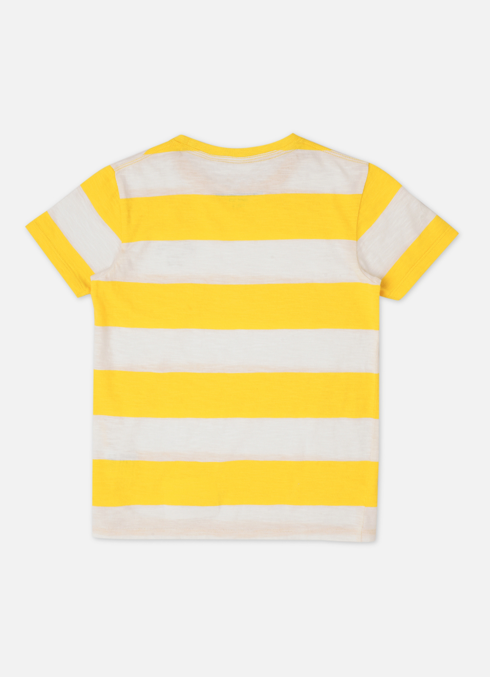 Boys Yellow Stripes Short Sleeve T-shirt, , large image number 1