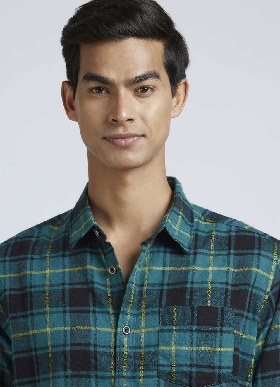 Green Check Full Sleeve Shirt, , large image number 4