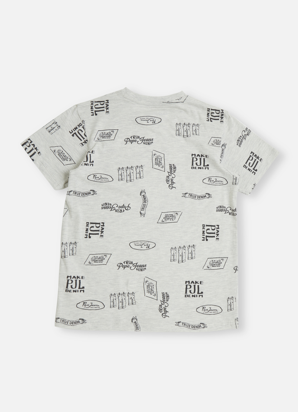 Boys Ecru Typographic Print Short Sleeve T-shirt, , large image number 0