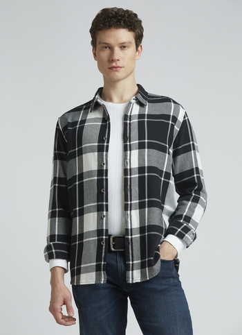 Black Checks Full Sleeve Shirt
