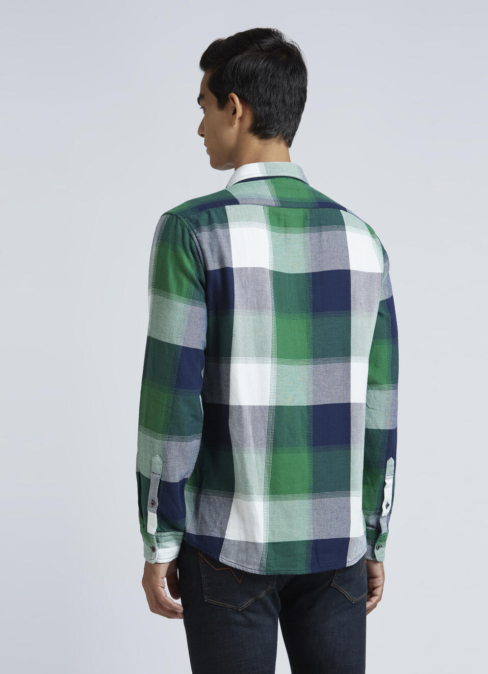 Green Checks Full Sleeve Shirt, , large image number 2