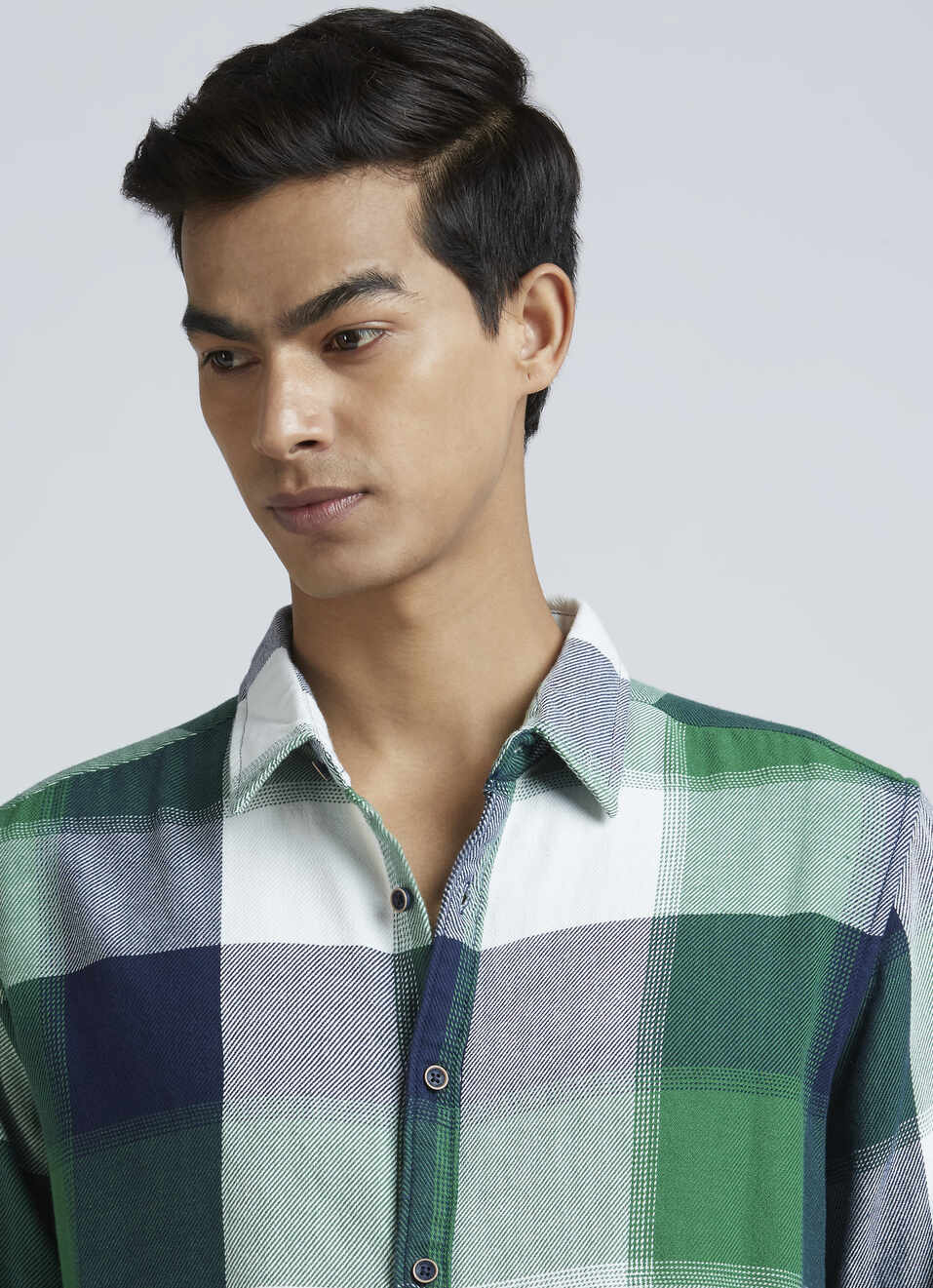 Green Checks Full Sleeve Shirt, , large image number 4