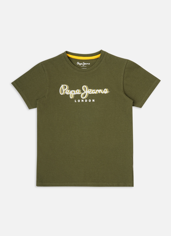 Boys Green Short Sleeve T-shirt