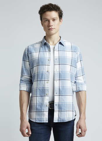 Blue Check Full Sleeve Shirt