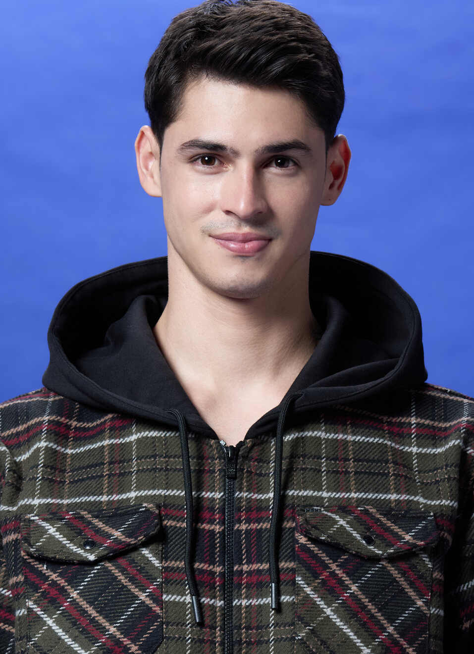 Olive Check Full Sleeve Shacket, , large image number 4