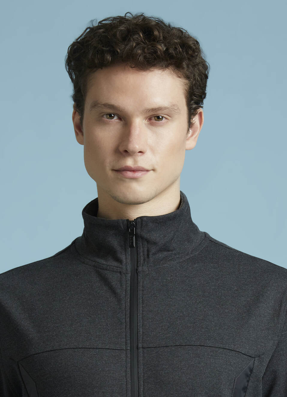 Grey Full Sleeves Stretch Sweatshirt, , large image number 4