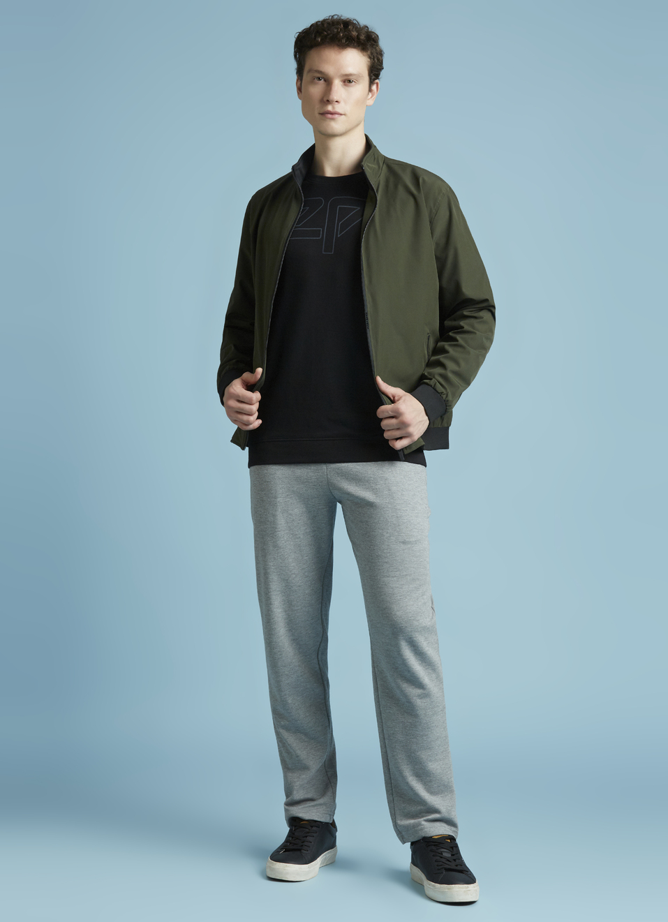 Black Full Sleeve Stretch Sweatshirt, , large image number 5