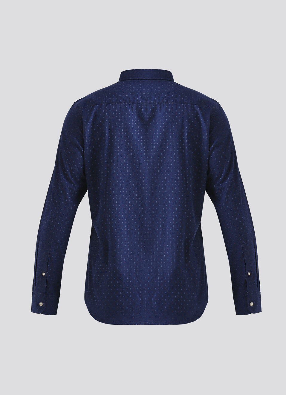 Blue Geometric Print Full Sleeve Shirt, , large image number 7