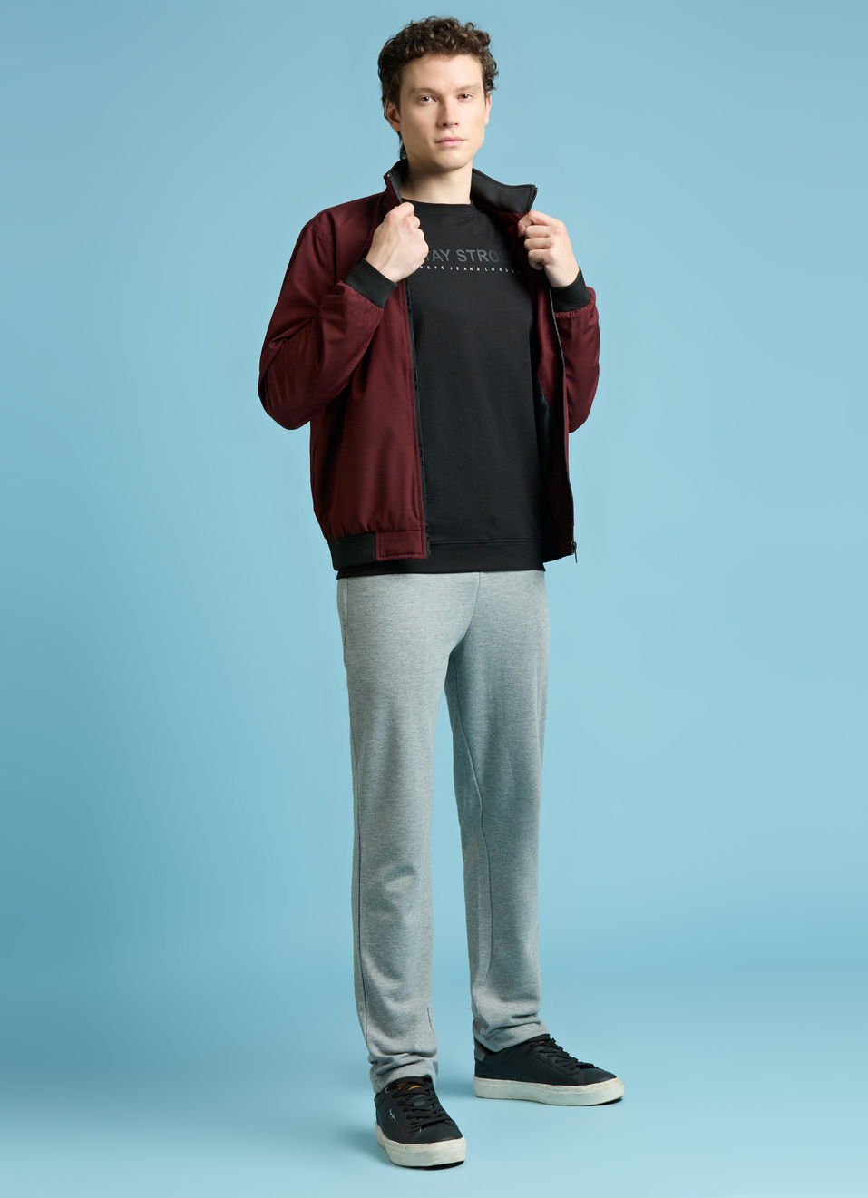 Black Full Sleeves Stretch Sweatshirt, , large image number 5