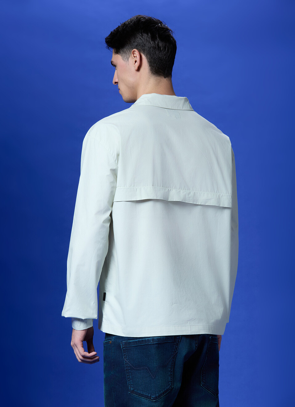 Green Full Sleeve Oversized Shirt, , large image number 2