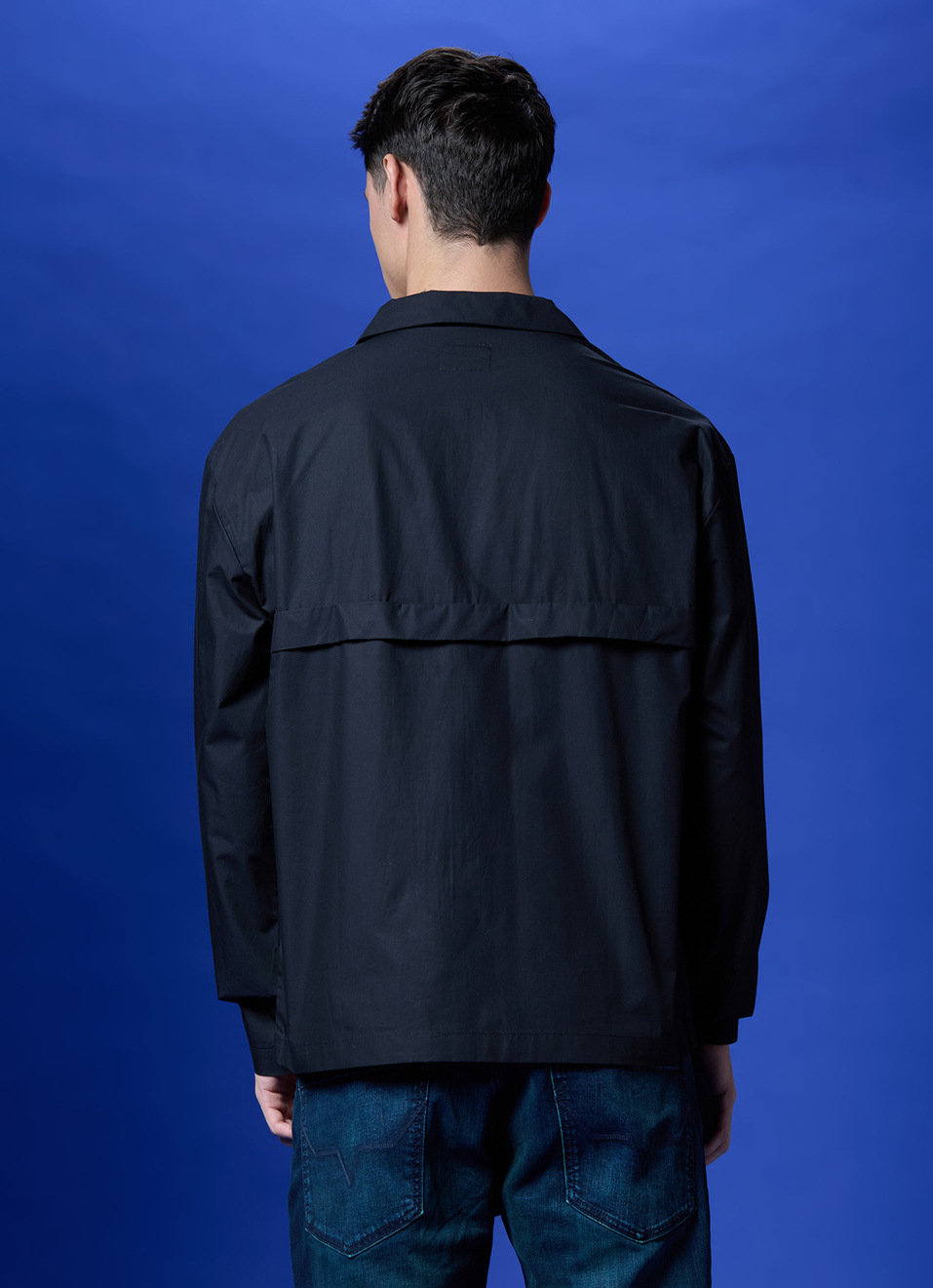 Black Full Sleeve Oversized Shirt, , large image number 2