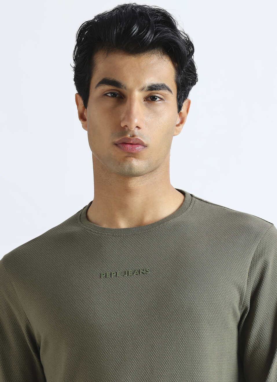 Green Graphic Print Full Sleeve T-shirt, , large image number 4