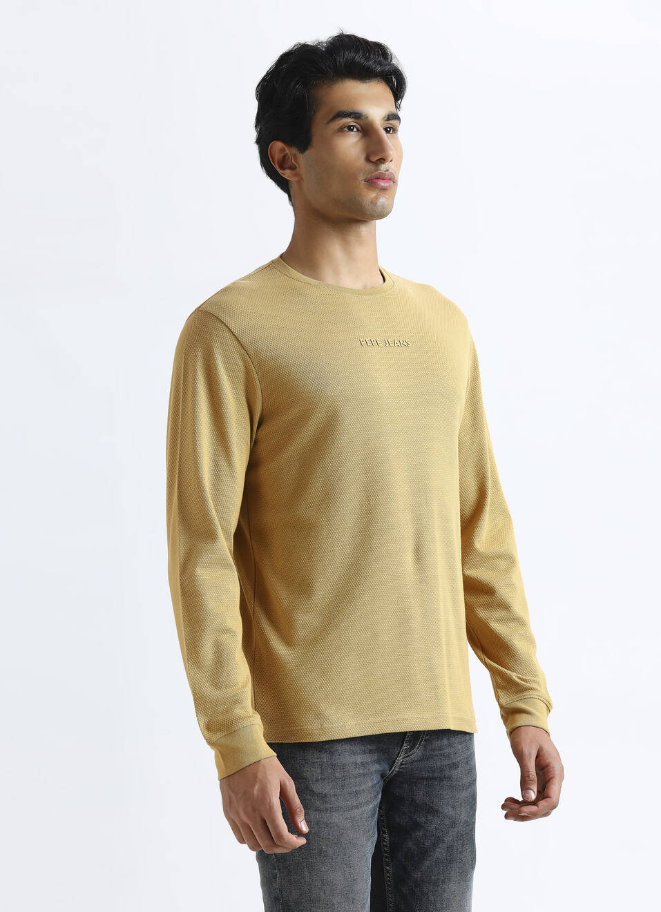 Brown Graphic Print Full Sleeve T-shirt, , large image number 3