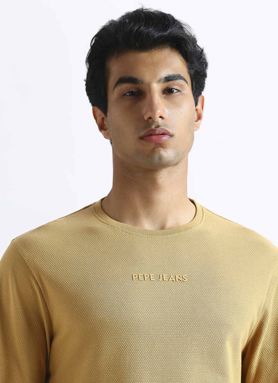 Brown Graphic Print Full Sleeve T-shirt, , large image number 4