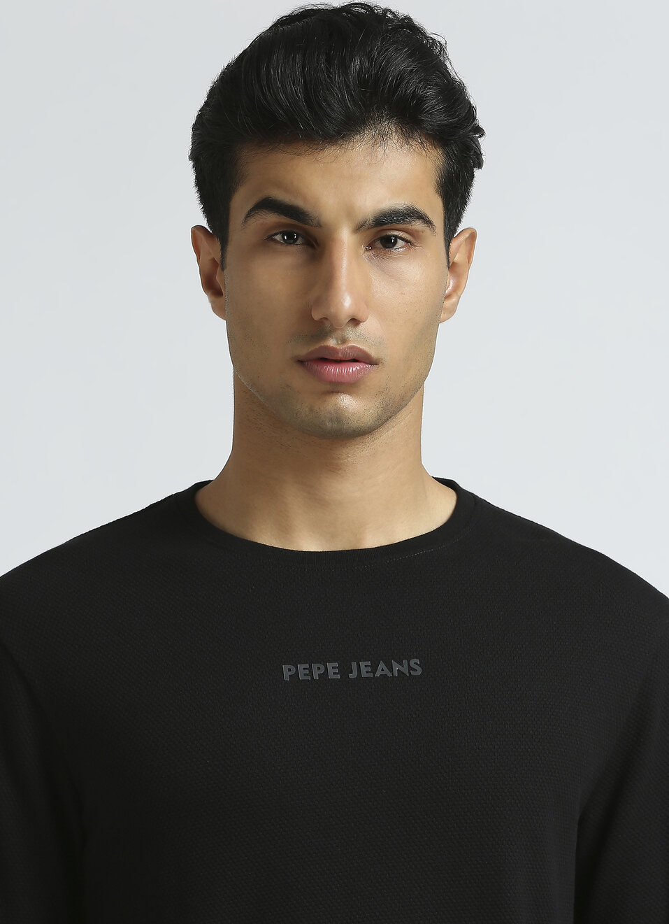 Black Graphic Print Full Sleeve T-shirt, , large image number 4