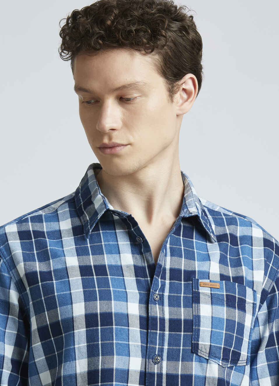 Blue Check Full Sleeve Shirt, , large image number 4