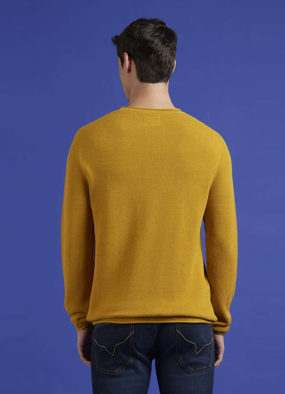 Yellow Lightweight Full Sleeve Sweater, , large image number 2