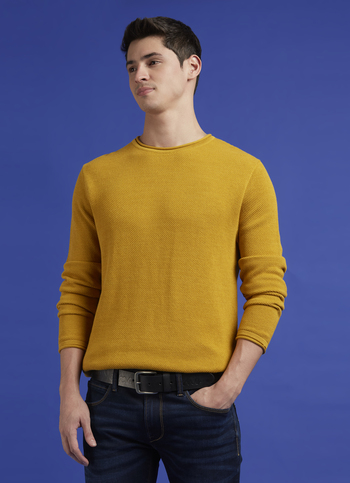 Yellow Lightweight Full Sleeve Sweater