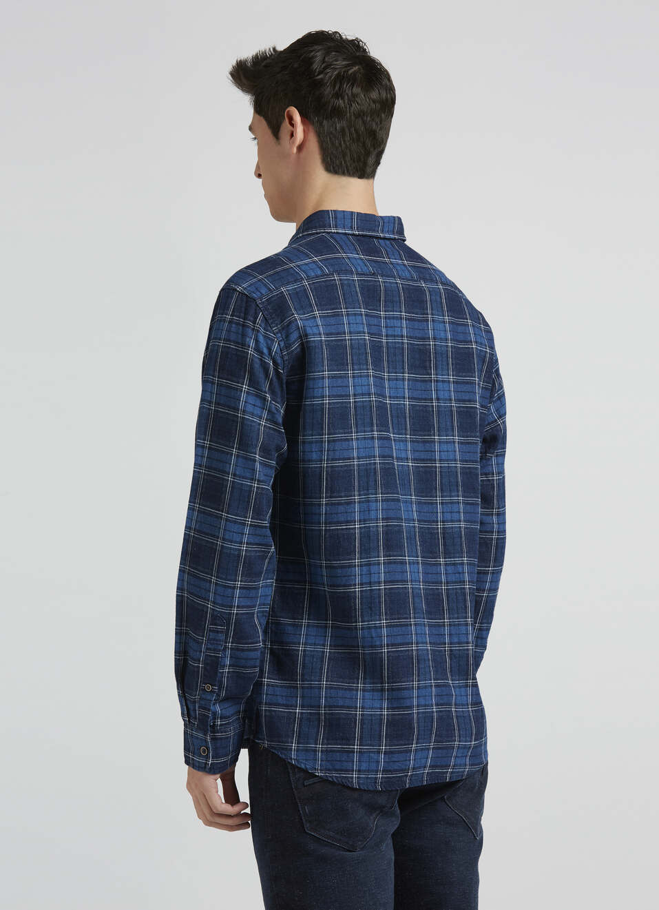 Blue Check Full Sleeve Shirt, , large image number 2
