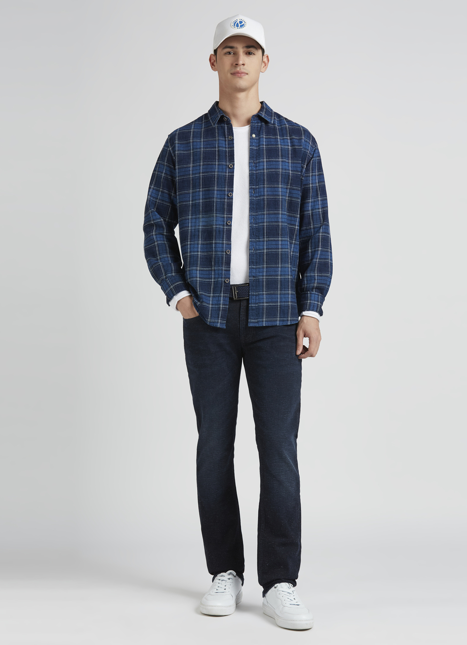Blue Check Full Sleeve Shirt, , large image number 5