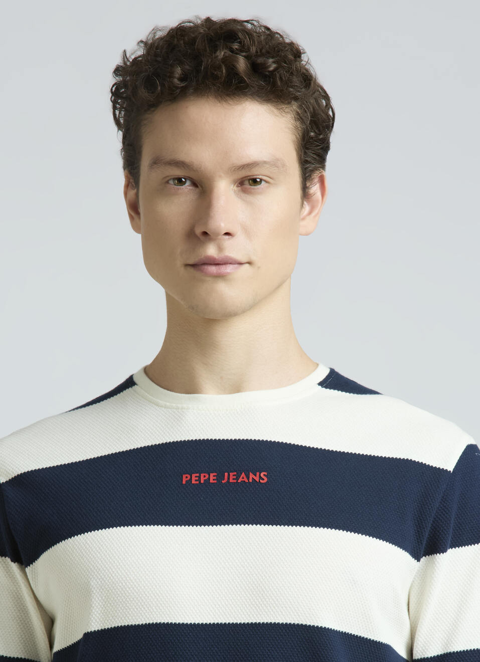 Navy Stripes Full Sleeves T-shirt, , large image number 4