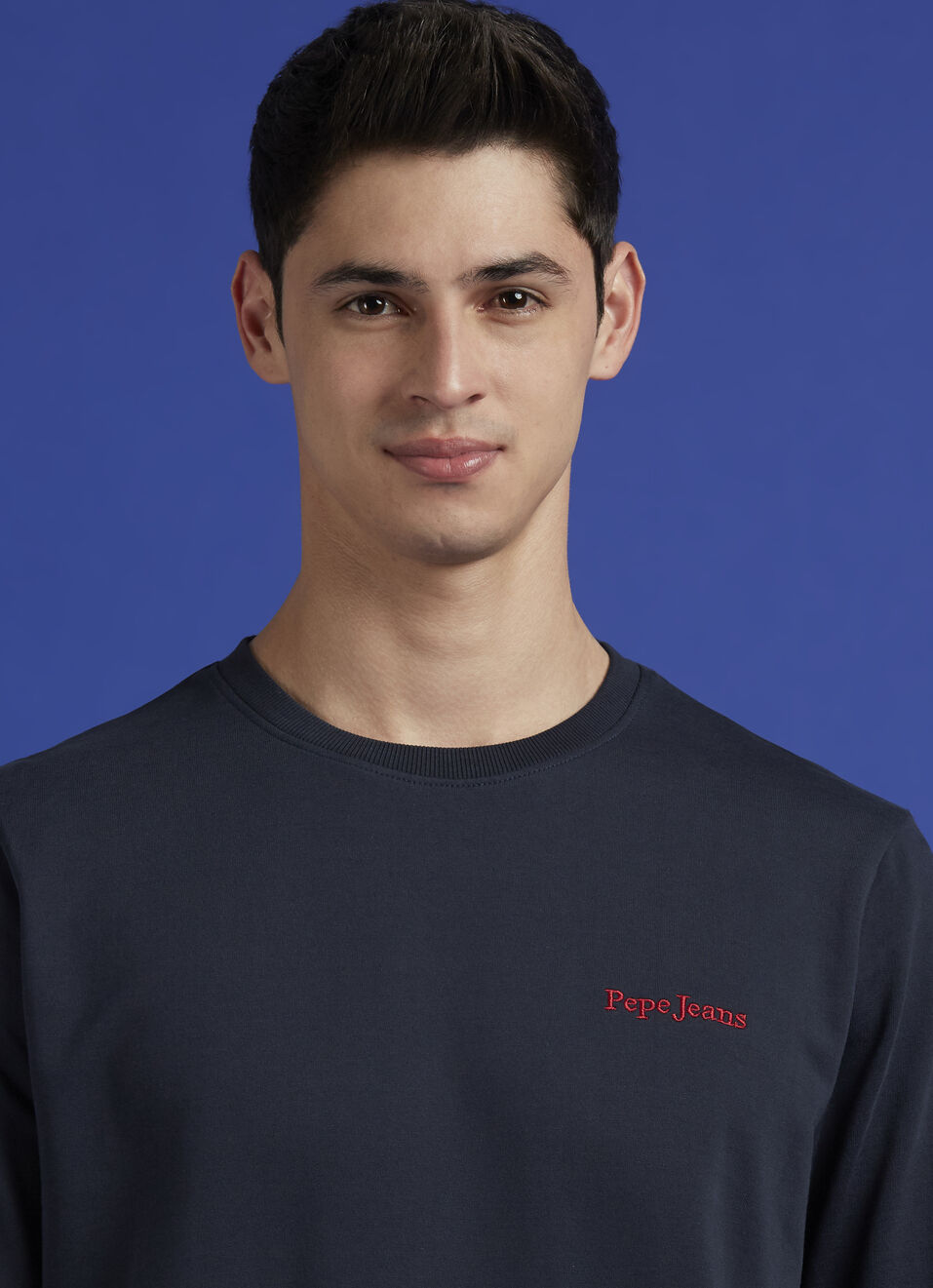 Blue Back Print Full Sleeve Sweatshirt, , large image number 4