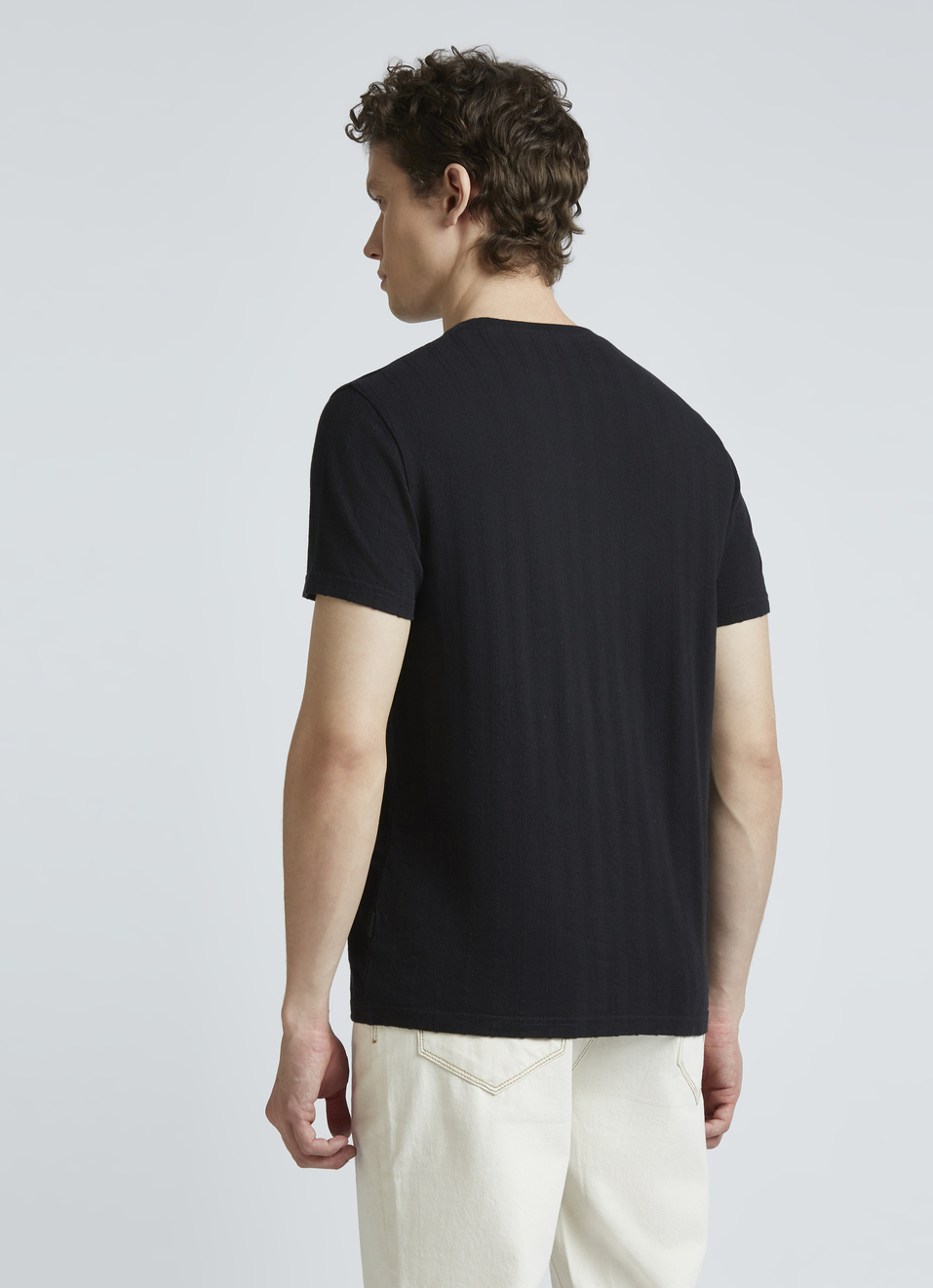 Black Stripes Short Sleeve T-shirt, , large image number 2