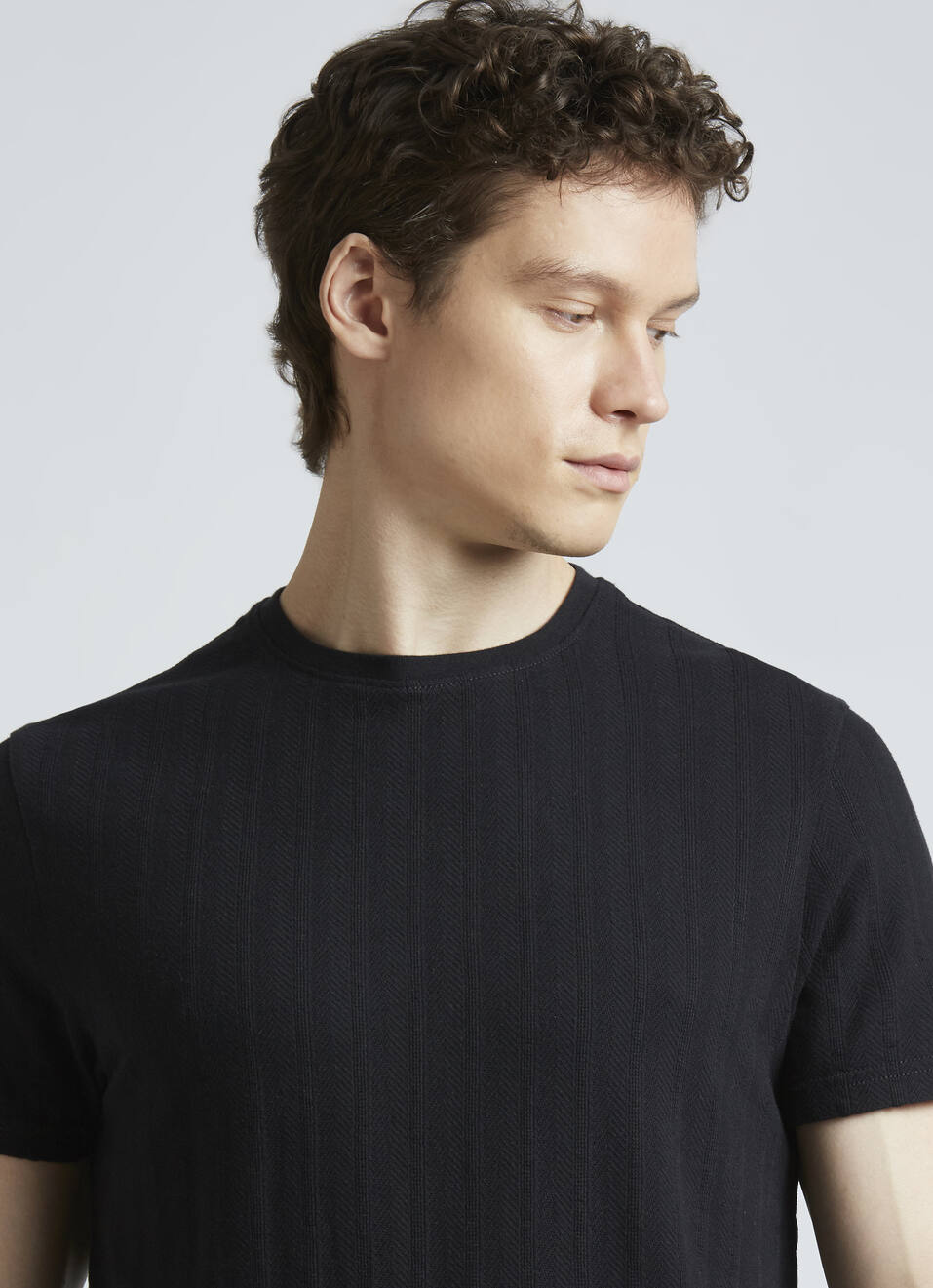 Black Stripes Short Sleeve T-shirt, , large image number 4