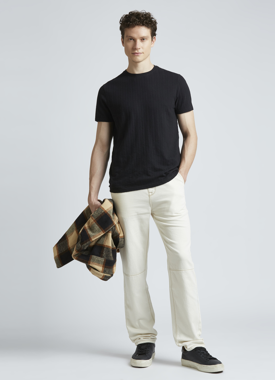 Black Stripes Short Sleeve T-shirt, , large image number 5