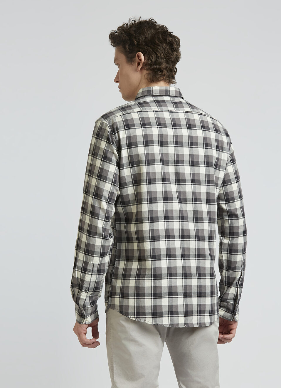 Black Checks Full Sleeve Shirt, , large image number 2