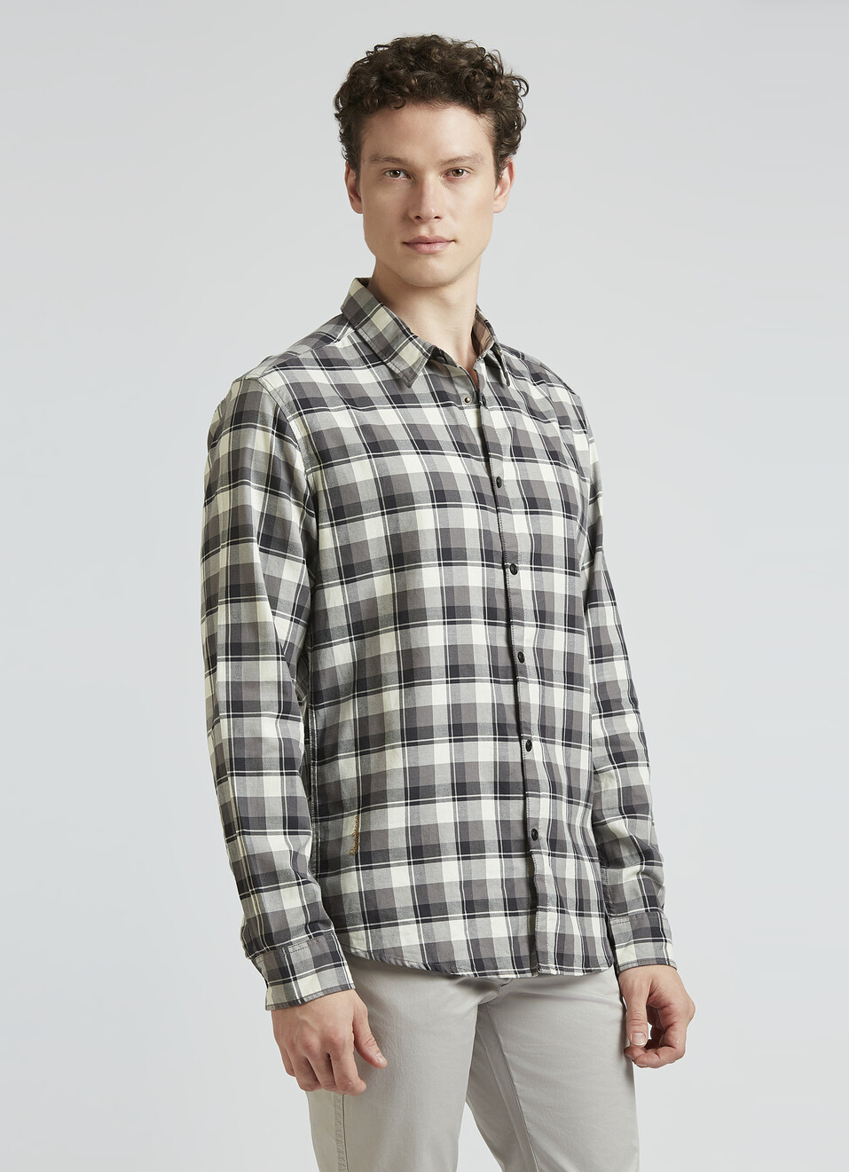 Black Checks Full Sleeve Shirt, , large image number 3
