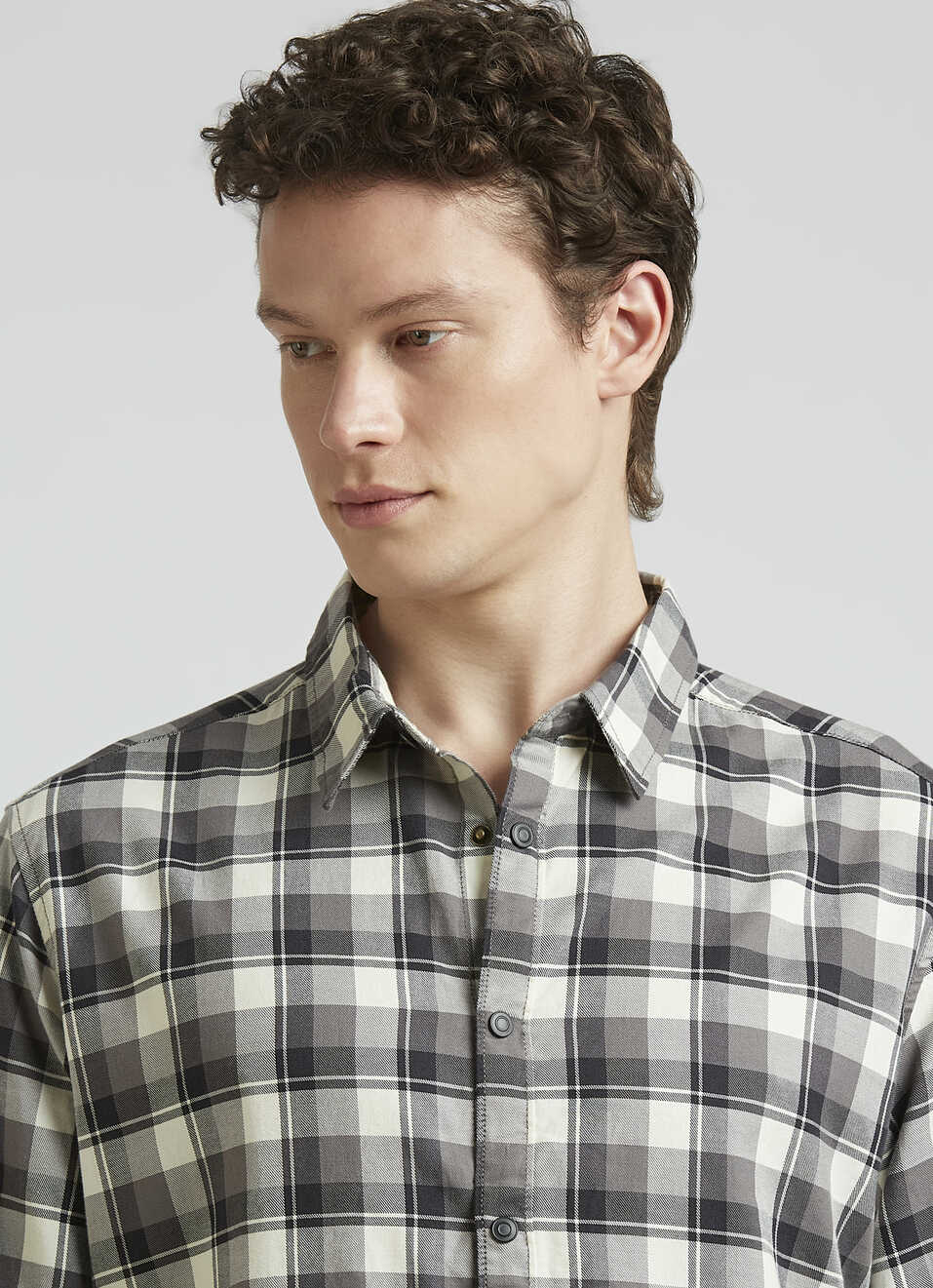 Black Checks Full Sleeve Shirt, , large image number 4