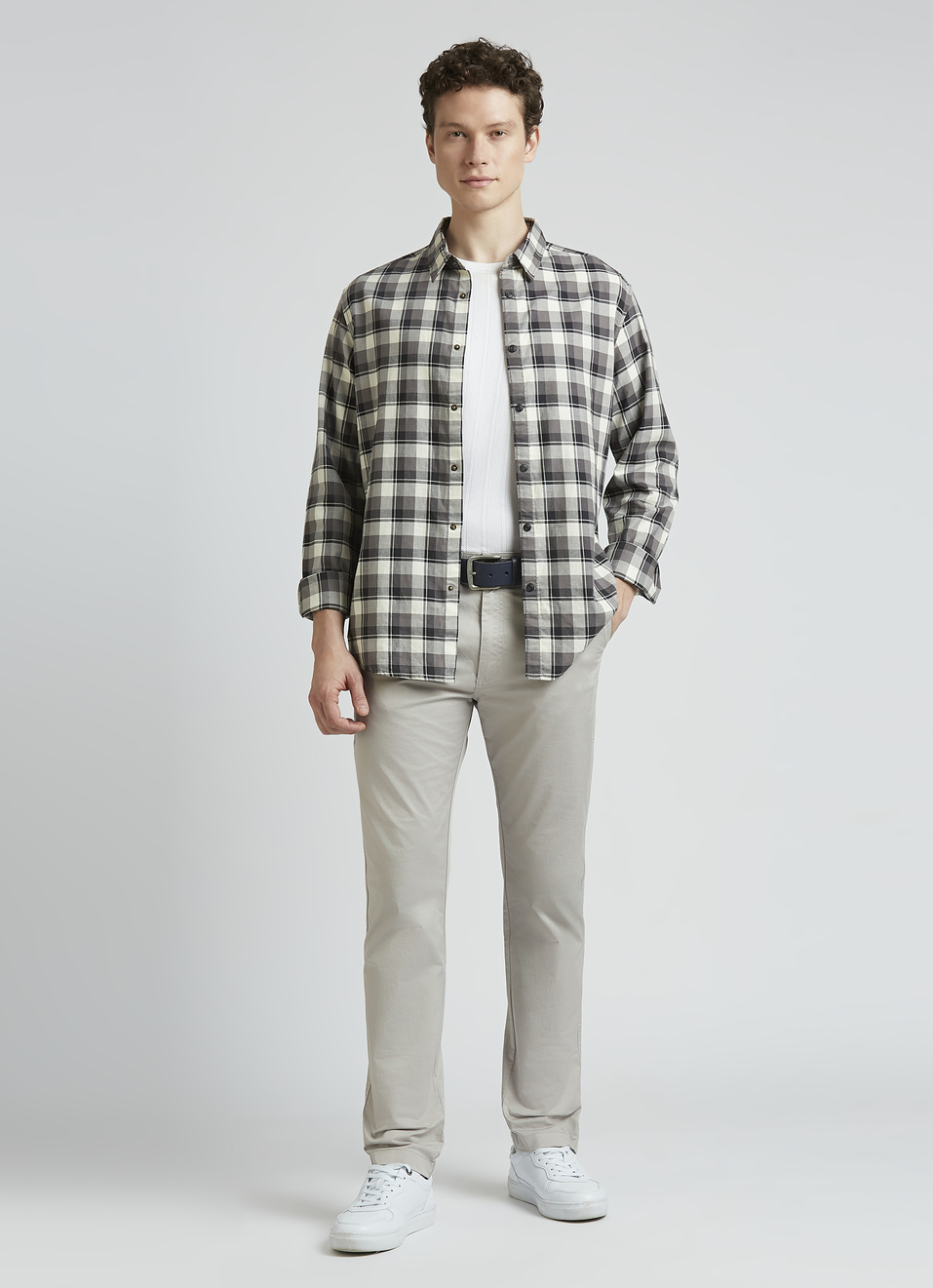 Black Checks Full Sleeve Shirt, , large image number 5