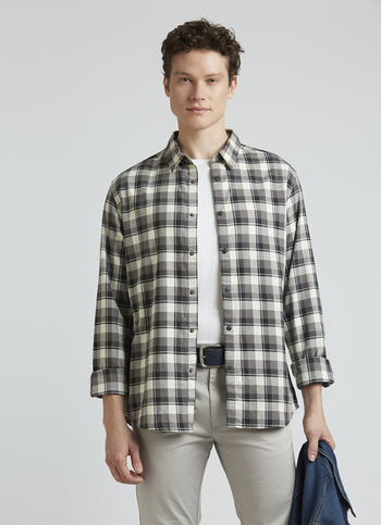 Black Checks Full Sleeve Shirt