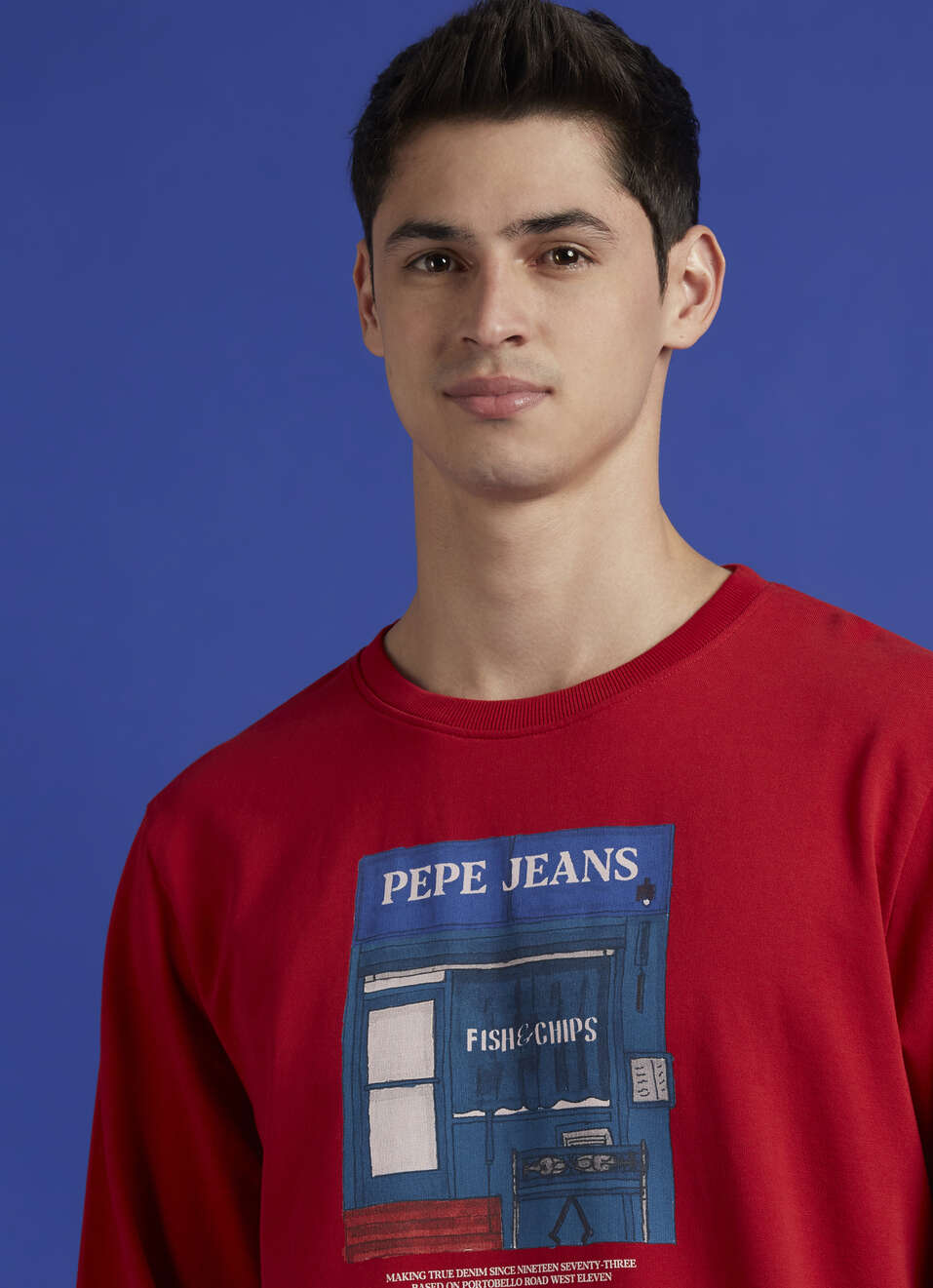 Red Graphic Print Full Sleeve Sweatshirt, , large image number 4