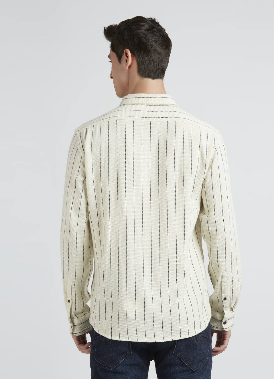 White Stripes Full Sleeve Shirt, , large image number 2