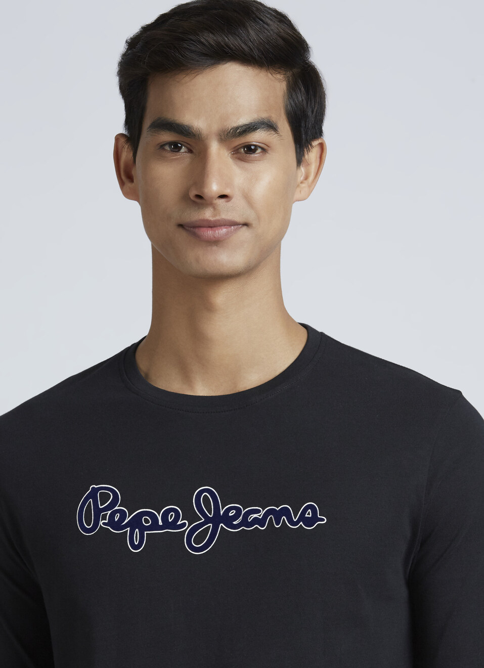 Black Graphic Print Full Sleeve T-shirt, , large image number 3