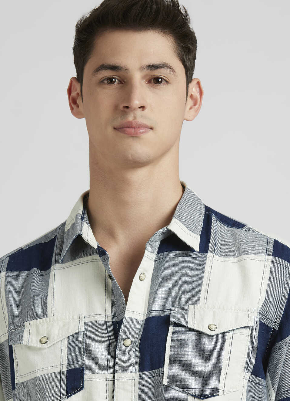 Blue Checks Full Sleeve Shirt, , large image number 4