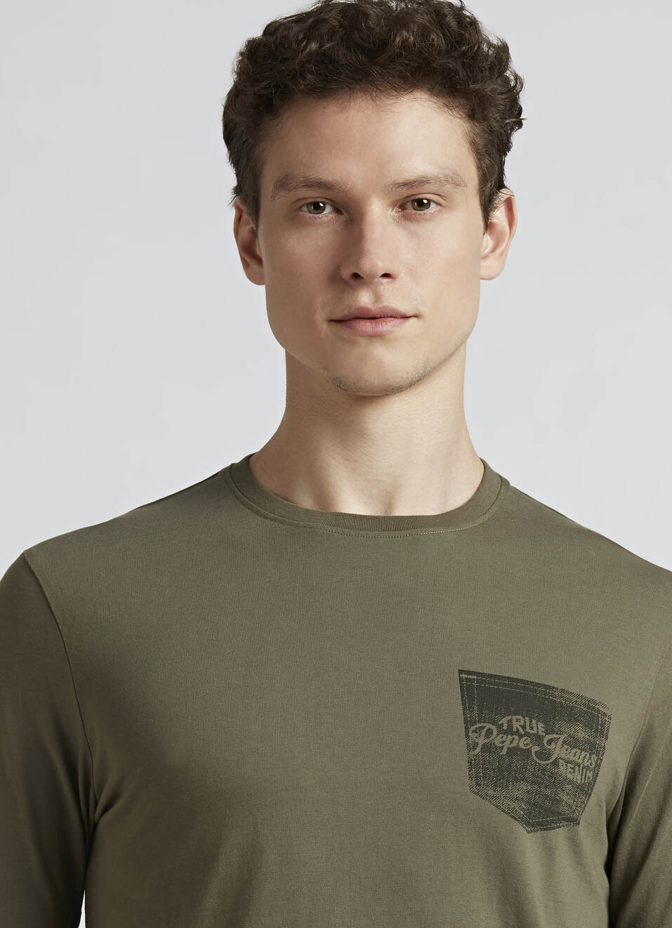 Green Graphic Print Full Sleeve T-shirt, , large image number 4