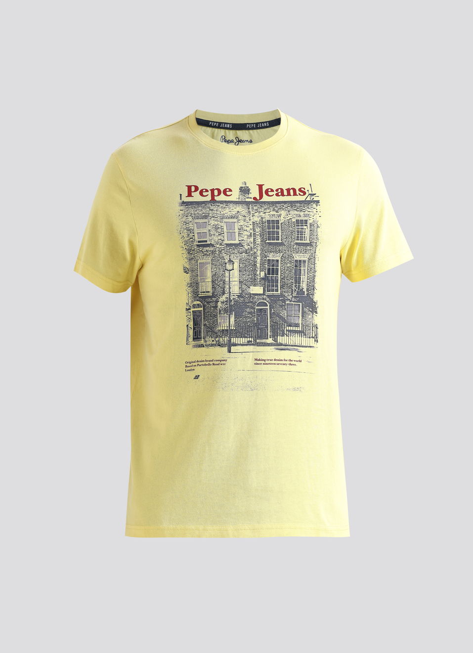 Yellow Graphic Print Short Sleeve T-shirt, , large image number 6