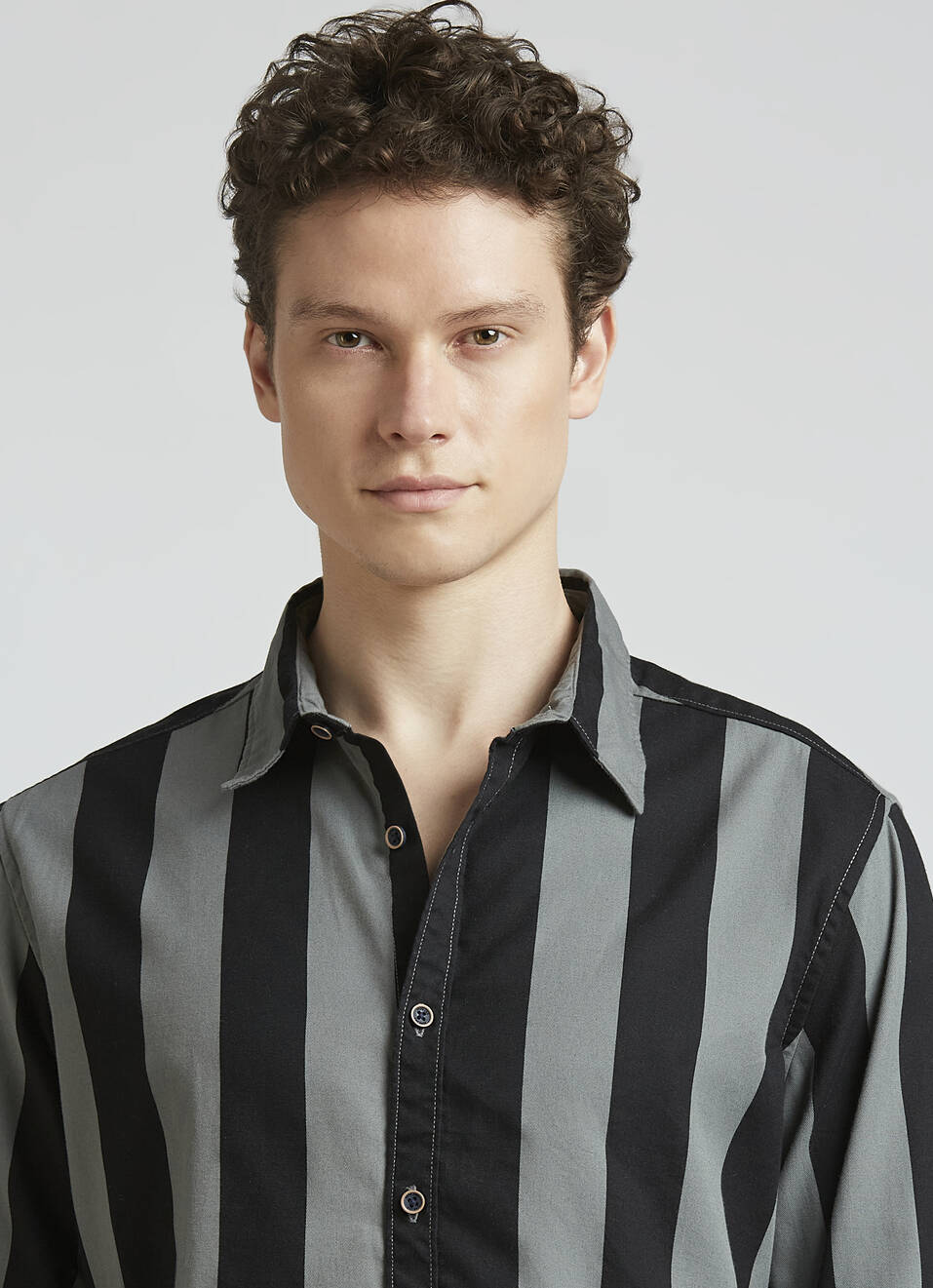 Black Stripes Full Sleeve Shirt, , large image number 4
